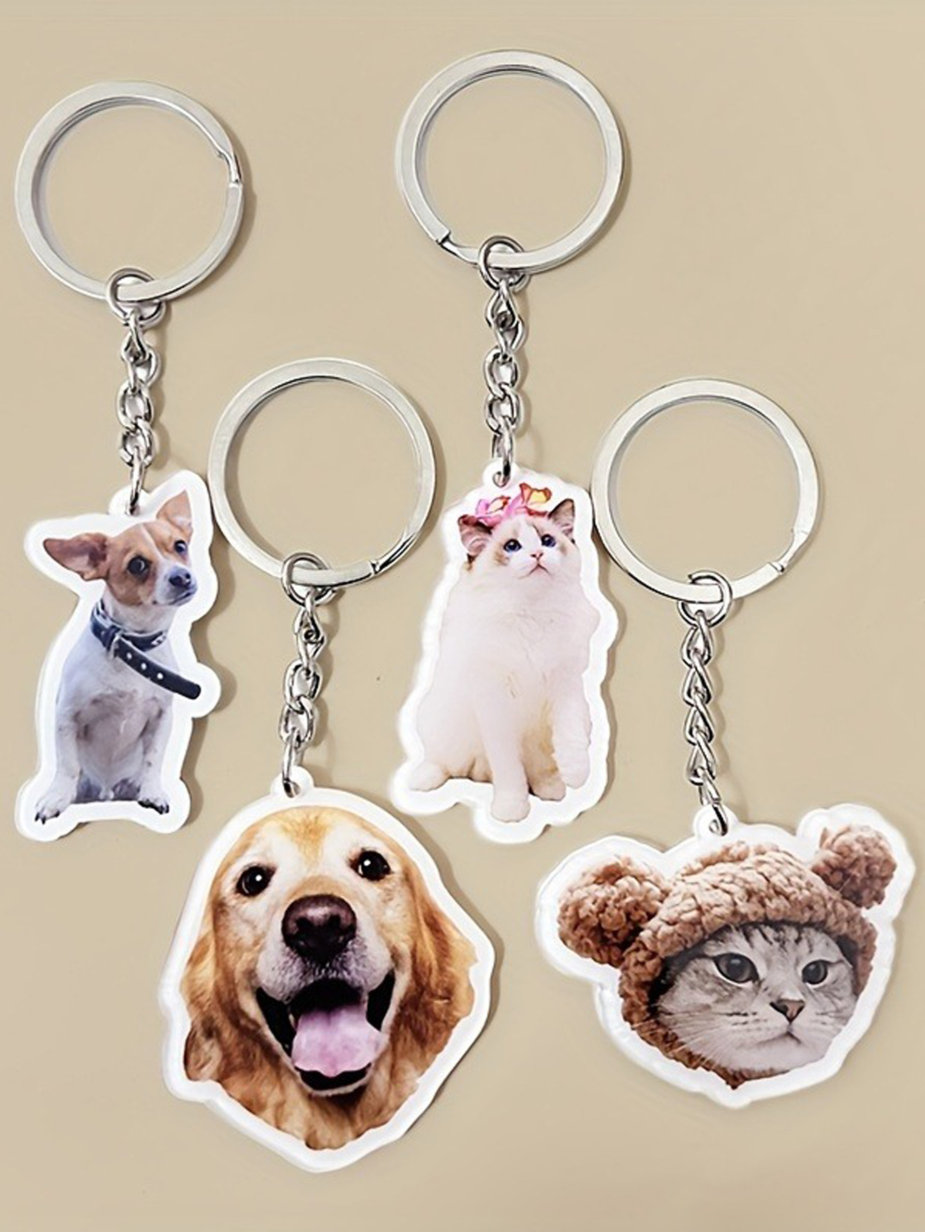 Custom Pet Acrylic Keychain Charms